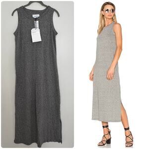 Current/Elliott The Perfect Muscle Tee Dress in Heathered Gray
